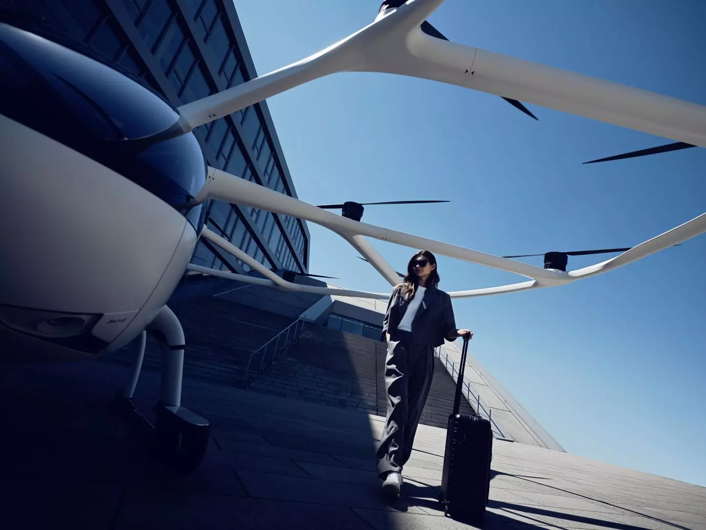   Gli Air Taxi Volocity di Volocopter per servizi commerciali di mobilità urbana aerea