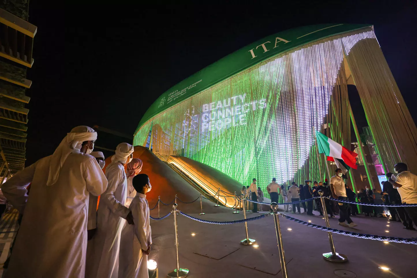   The Italian Pavilion at Expo 2020