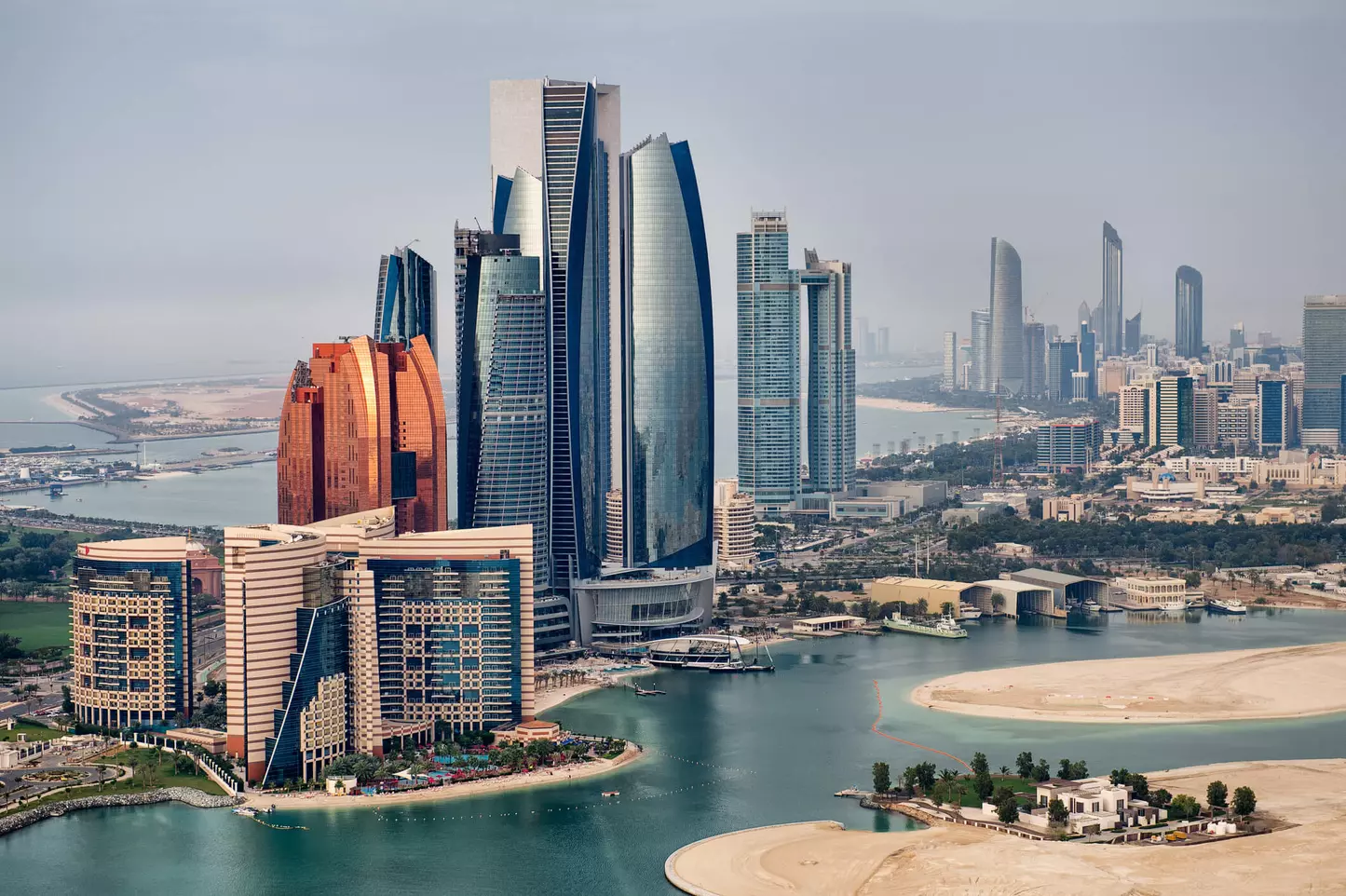 A view of Abu Dhabi