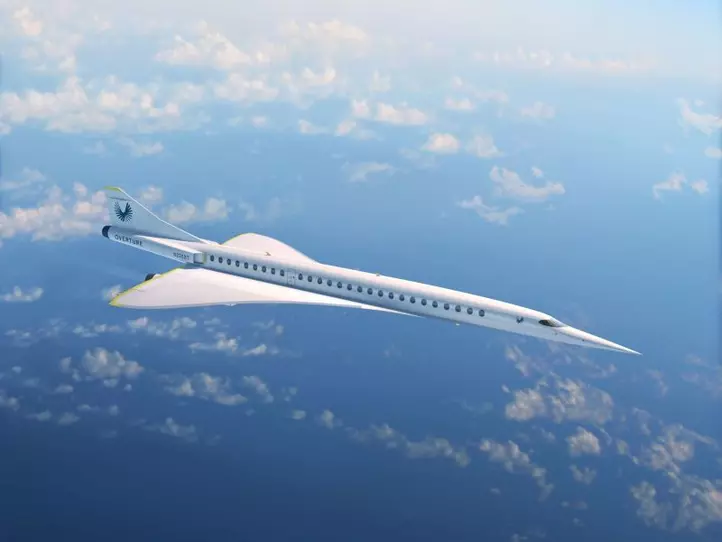 Overture on flight (rendering - Boom Supersonic press office)